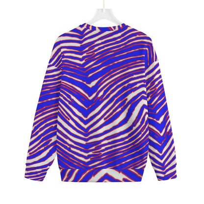 Buffalo Bills Zubaz Unisex Knitted Fleece Sweater | Plus Size
