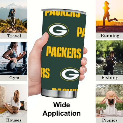 Green Bay Football Game Day Custom 20OZ Tumbler With Sliding Lid For The USA