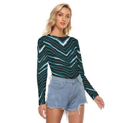Philadelphia Football Game Day All Over Print Women's Stretchable long Sleeve Top