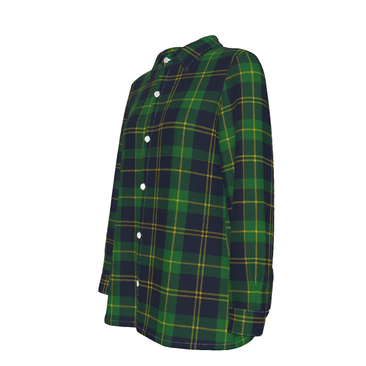 Notre Dame Tartan Plaid Fighting Irish Women's Elastic-Back Shirt