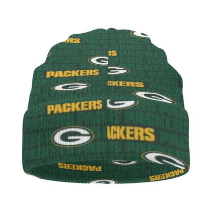 Green Bay Football Game Day All-Over Print Knitted Hat