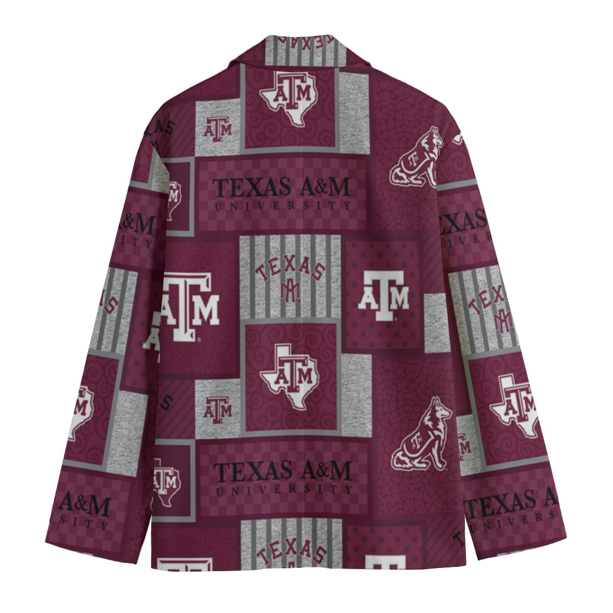 Texas A&M - Aggies Game Day Flat Lapel Collar Blazer