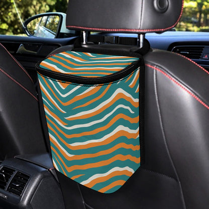 Miami Football Game Day Car Hanging Trash Bin