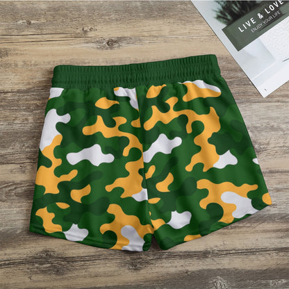 Green Bay Football Game Day All-Over Print Women's Casual Shorts