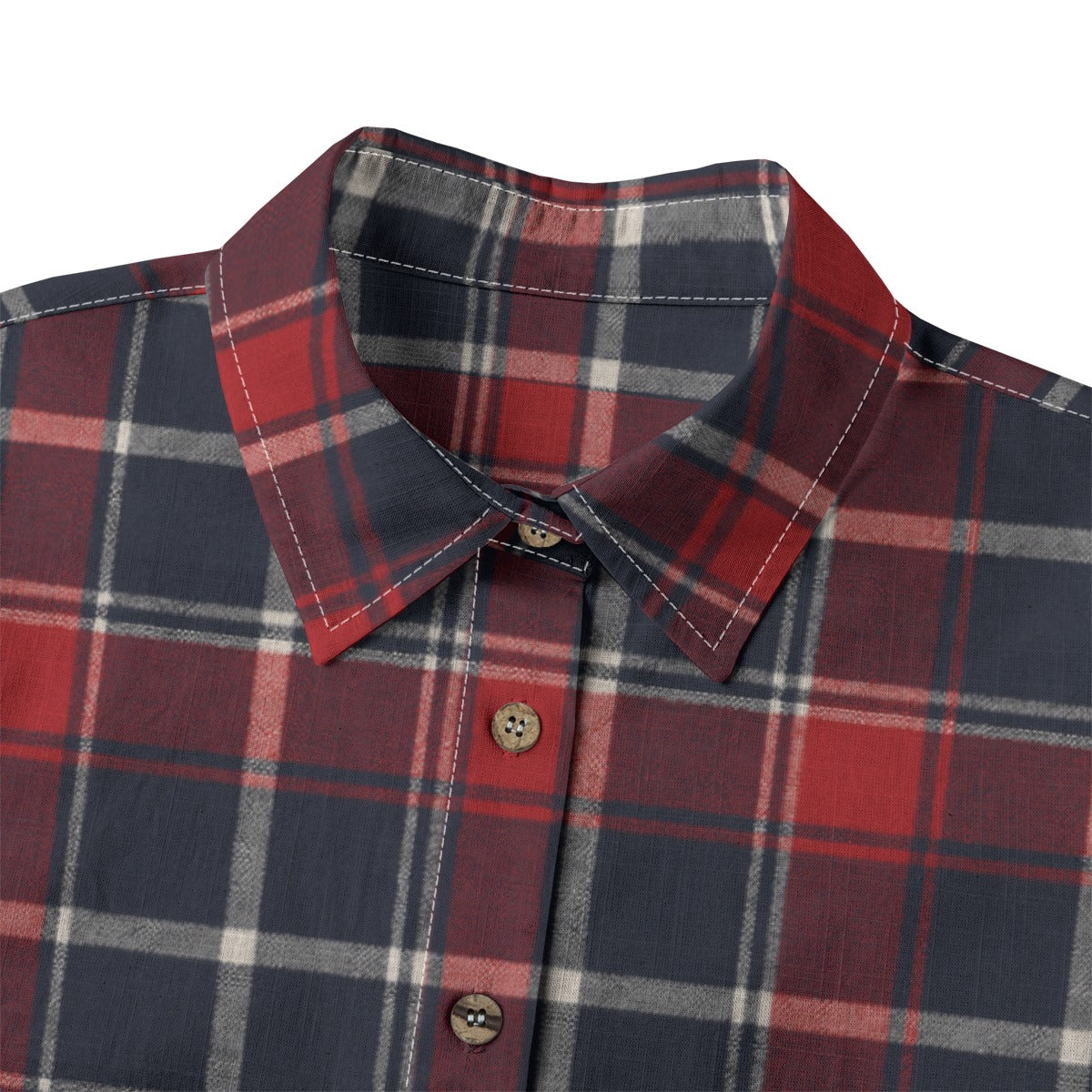 Mississippi Tartan Plaid Ole Miss Rebels Women's Shirt | 125GSM Cotton