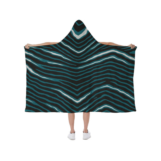 Philadelphia Football Game Day Hooded blanket With Soft Fleece Lining