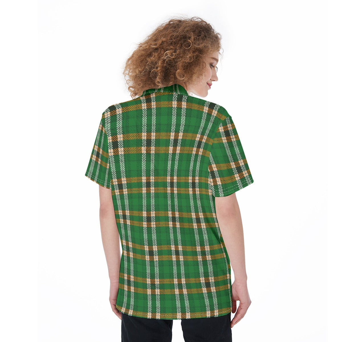 Miami - Hurricanes Tartan Plaid Women's Shirt