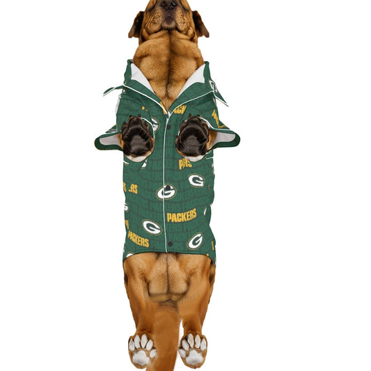 Green Bay Football Game Day All-Over Print Pajamas