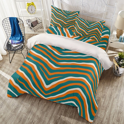 Miami Football Game Day Four-piece Duvet Cover Set | Widened