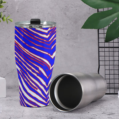 Buffalo Bills Zubaz Cone Tumbler 30oz