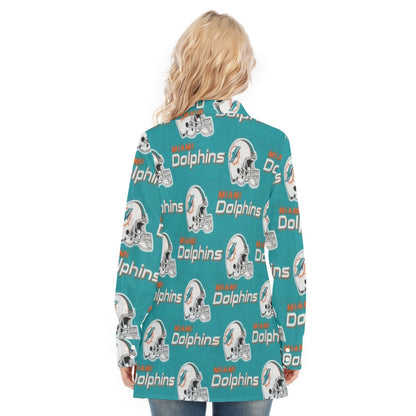 Miami Football Game Day All-Over Print Women's Long Shirt