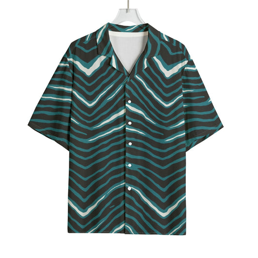 Philadelphia Football Game Day All-Over Print Men's Hawaiian Rayon Shirt | 115GSM Rayon