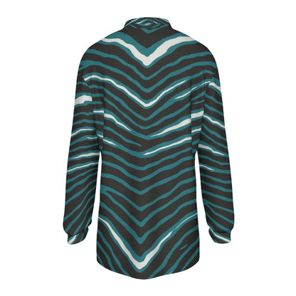 Philadelphia Football Game Day All-Over Print Men's Long Sleeve Polo Shirt