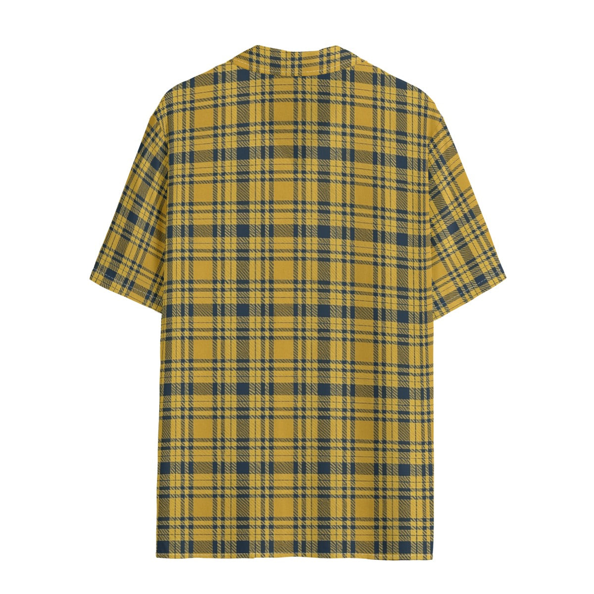 Georgia Yellow Jackets Tartan Plaid  Women's Hawaii Shirt | Rayon