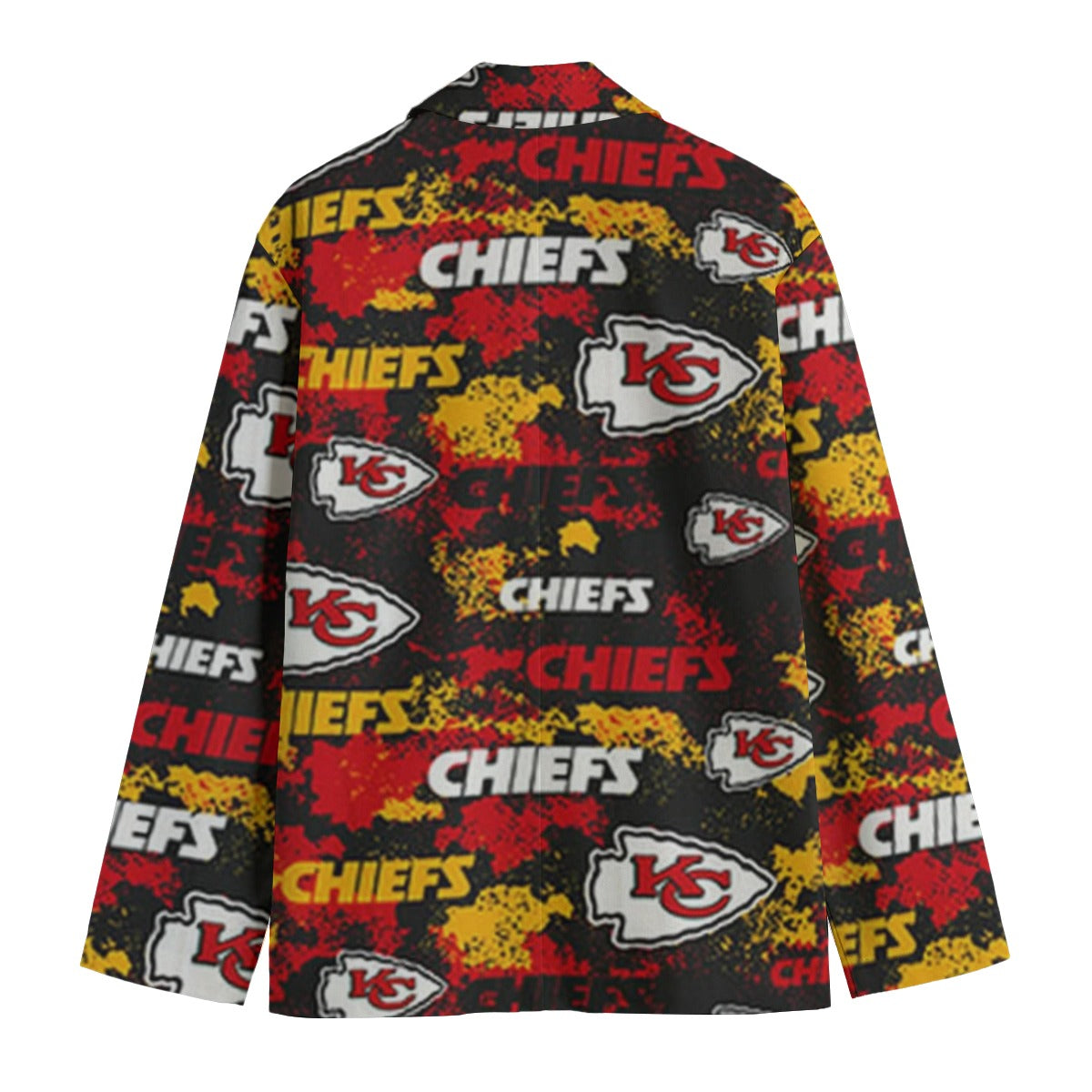 Kansas City Chiefs Suit Flat Lapel Collar Blazer