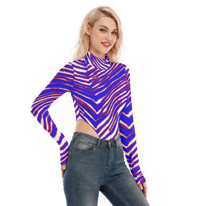 Buffalo Bills Zubaz Women's Turtleneck Long Sleeve Jumpsuits