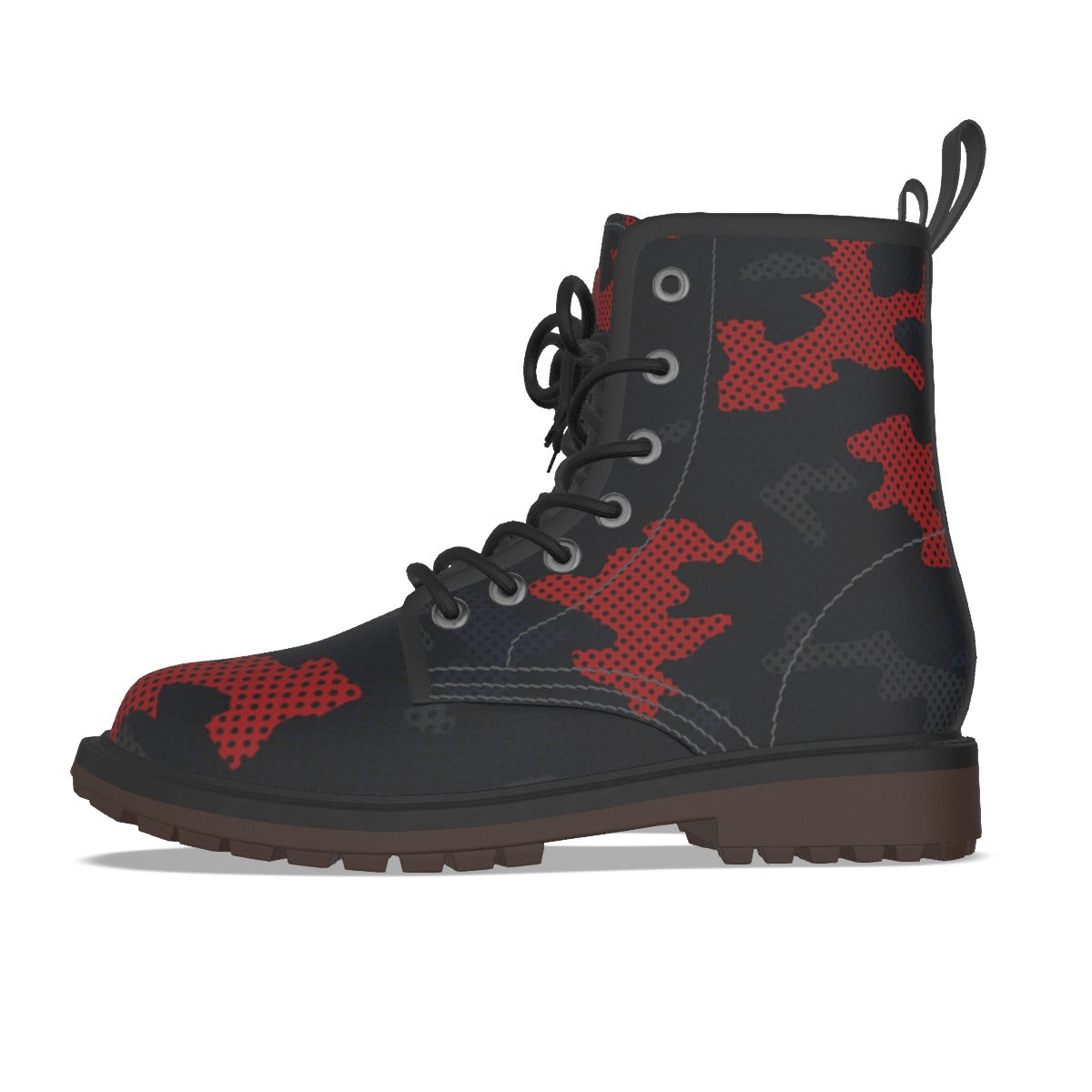 Urban Legend Connecticut Navy and Gray Camo Martin Short Boots