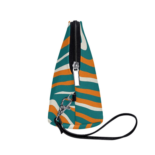 Miami Football Game Day Curved Cosmetic Bags