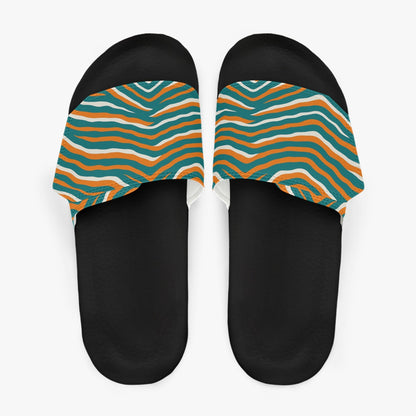 Miami Football Game Day Men's Velcro Slippers