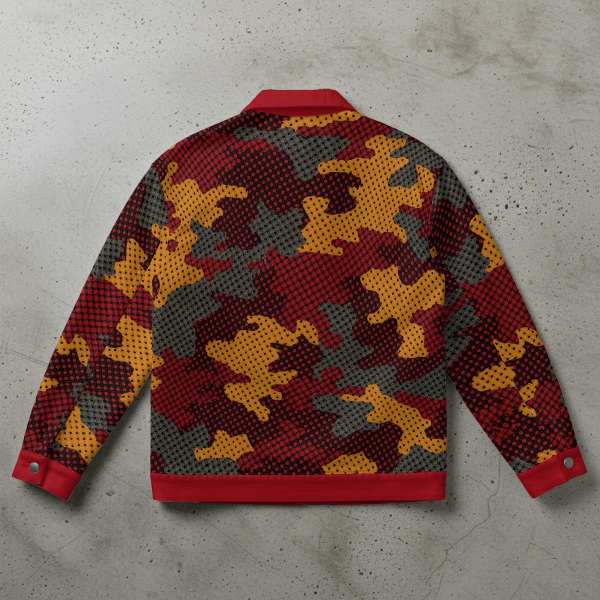 Urban Legend California Trojans Cardinal Gold Camo Unisex Collared Jacket