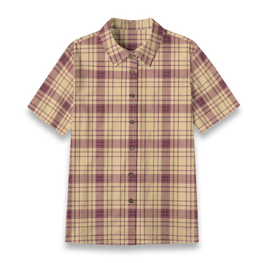 Florida  Seminoles Tartan Plaid Women's Shirt | 125GSM Cotton