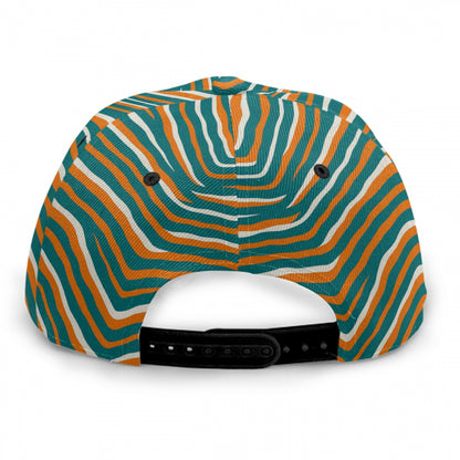 Miami Football Game Day Baseball Cap With Flat Brim
