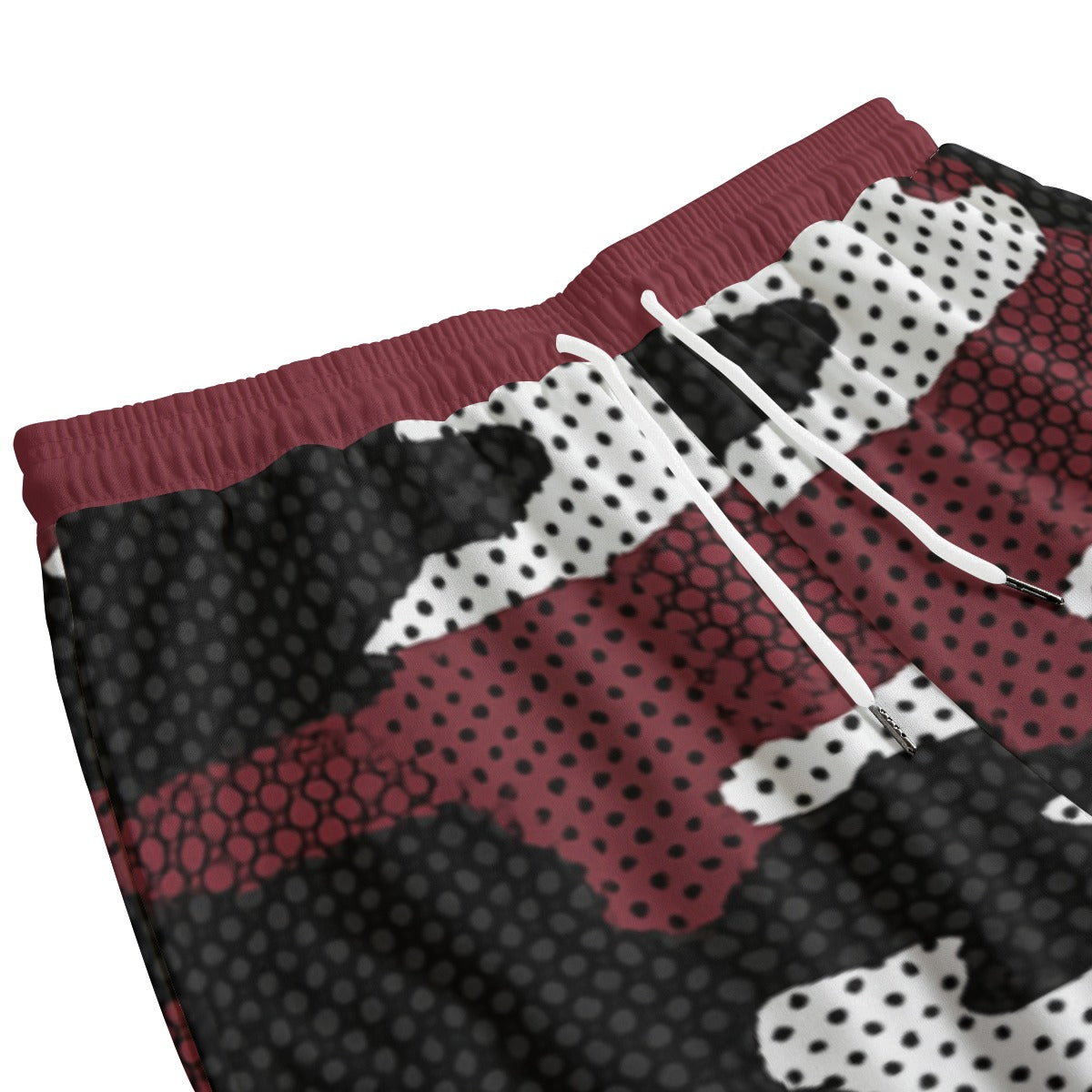 Urban Legend Texas Maroon White Camo Sweatpants With Waistband