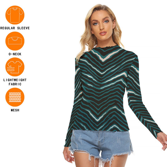 Philadelphia Football Game Day All-Over Print Women's Mesh T-shirt