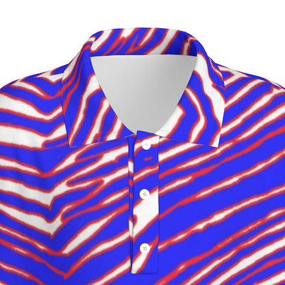 Buffalo Bills Zubaz Teenage Polo Collar Jersey