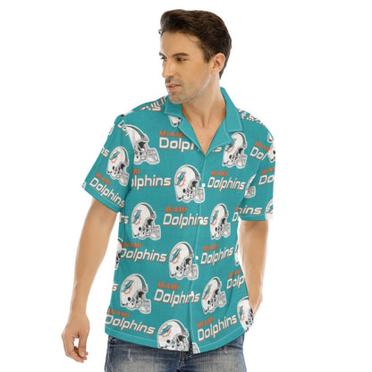 Miami Football Game Day All-Over Print Man's Short Sleeves Shirt