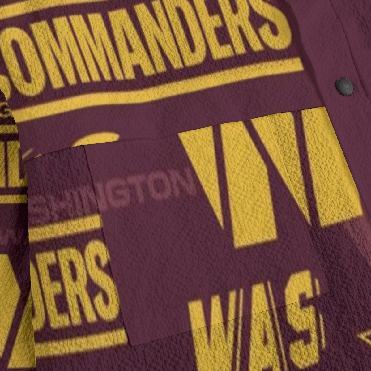 Washington Commanders Men's Casual Lapel Jacket