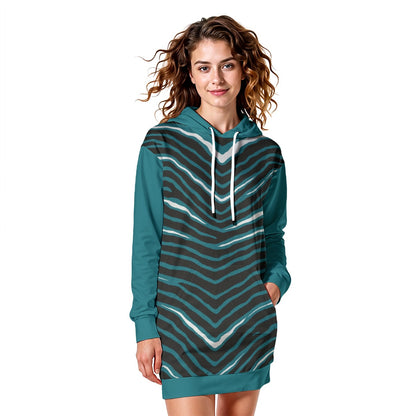 Philadelphia Football Game Day All-Over Print Women's Heavy Fleece Long Hoodie