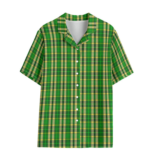 Oregon Tartan Plaid Ducks Women's Hawaii Shirt | Rayon
