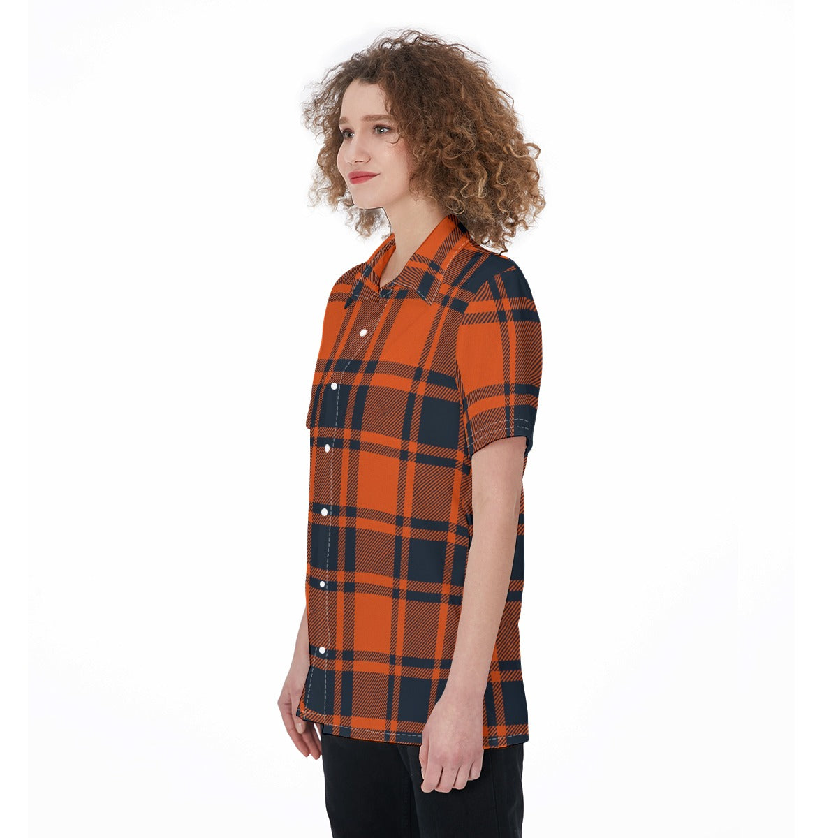 Illinois Urbana - Fighting Illini Tartan Plaid Women's Shirt