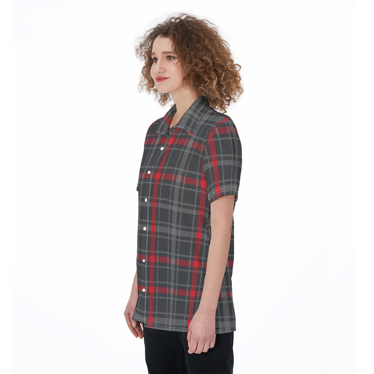 New Mexico Tartan Plaid Lobos Women's Shirt