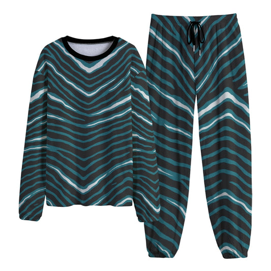Philadelphia Football Game Day All-Over Print Unisex Thicken Pajama Suit