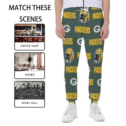 Green Bay Football Game Day All-Over Print Men's Sweatpants