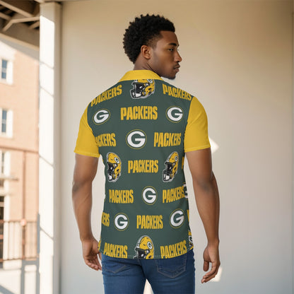 Green Bay Football Game Day All-Over Print Men's Shirt
