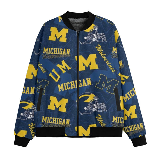 Urban Legend Michigan – Wolverines Fleece Bomber Jacket