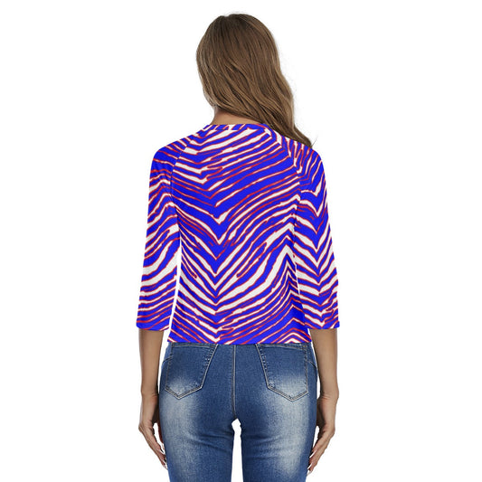Buffalo Bills Zubaz Women's Raglan Sleeves T-shirts