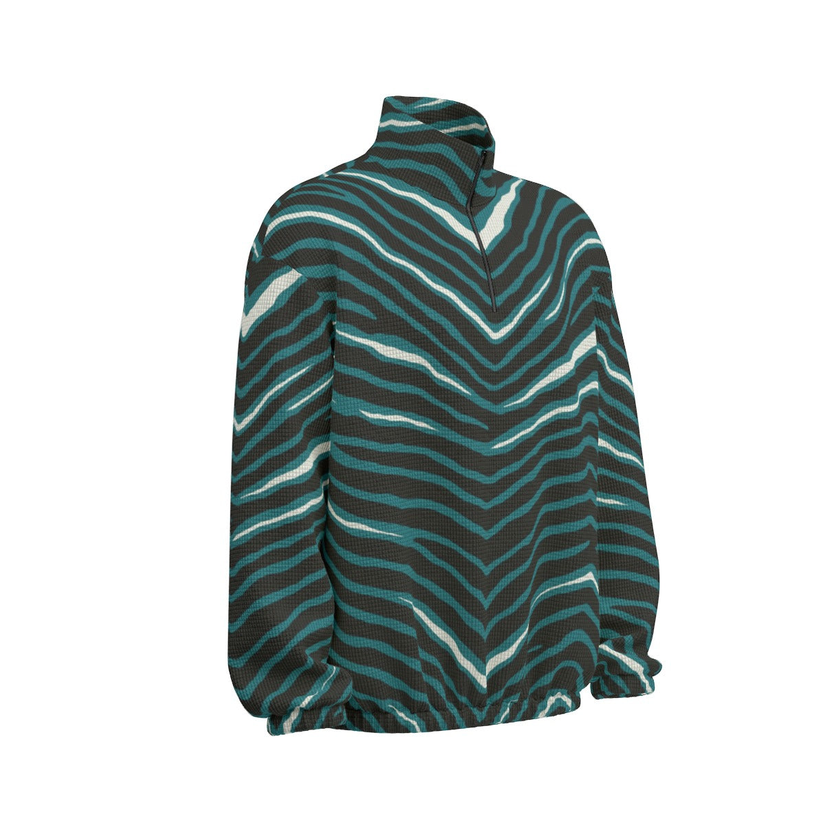 Philadelphia Football Game Day All-Over Print Unisex Turtleneck Zippered Sweatshirt