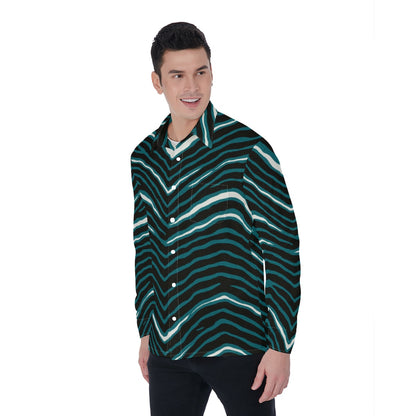 Philadelphia Football Game Day All-Over Print Men's Long Sleeve Shirt