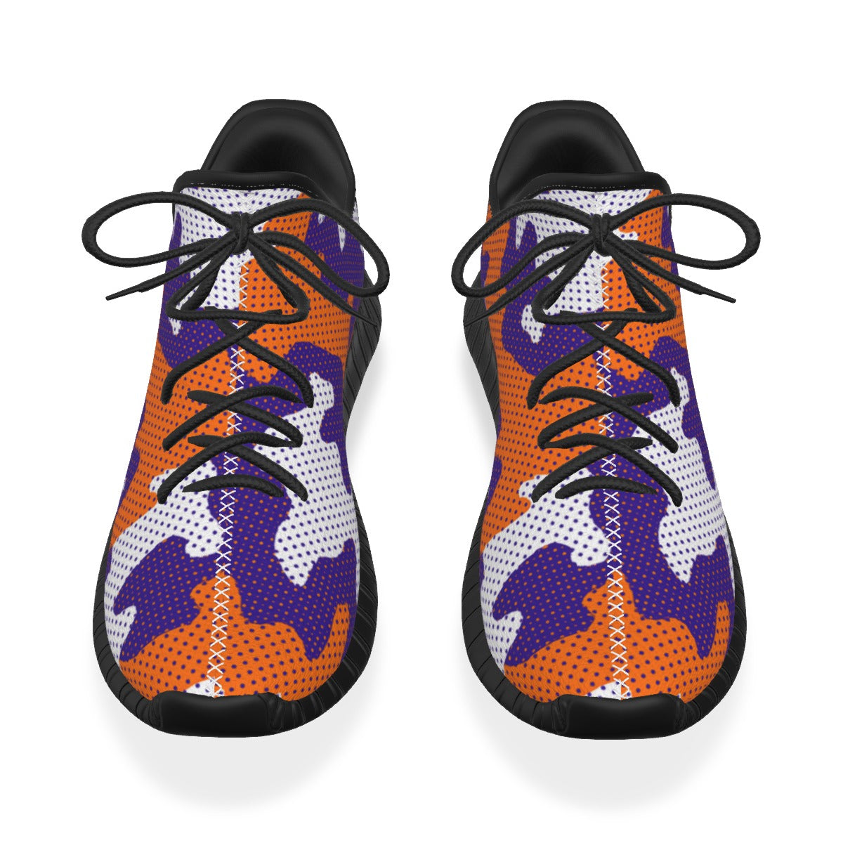 Urban Legend Clemson Tigers Orange Purple White Camo Coconut Sneakers Shoes