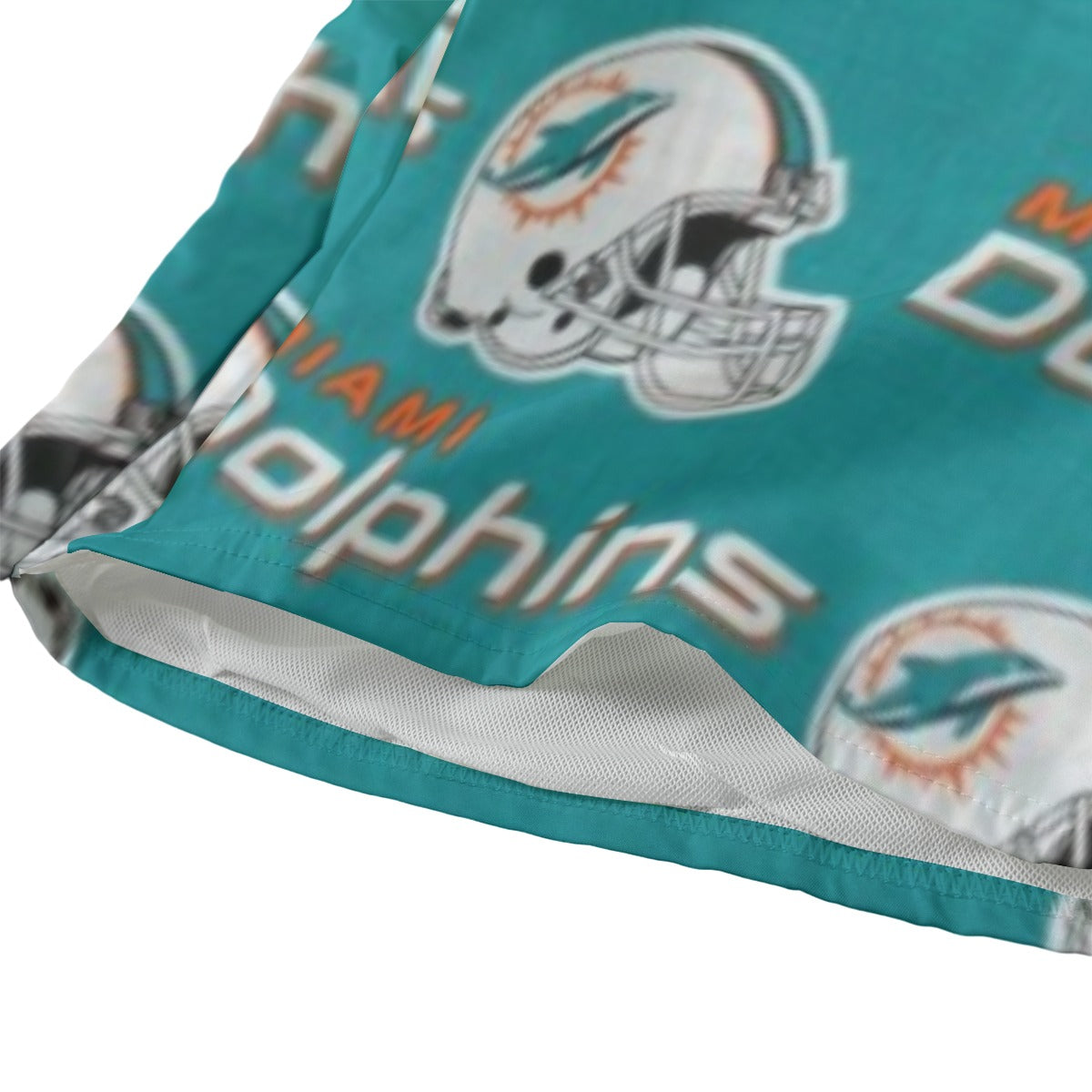 Miami Football Game Day All-Over Print Men‘s Beach Shorts With Lining