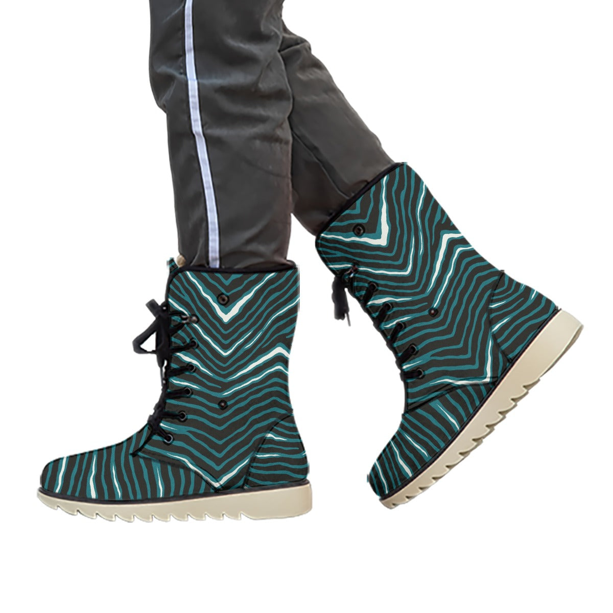 Philadelphia Football Game Day All-Over Print Women's Plush Boots