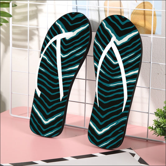 Philadelphia Football Game Day All-Over Print Men's Flip Flops