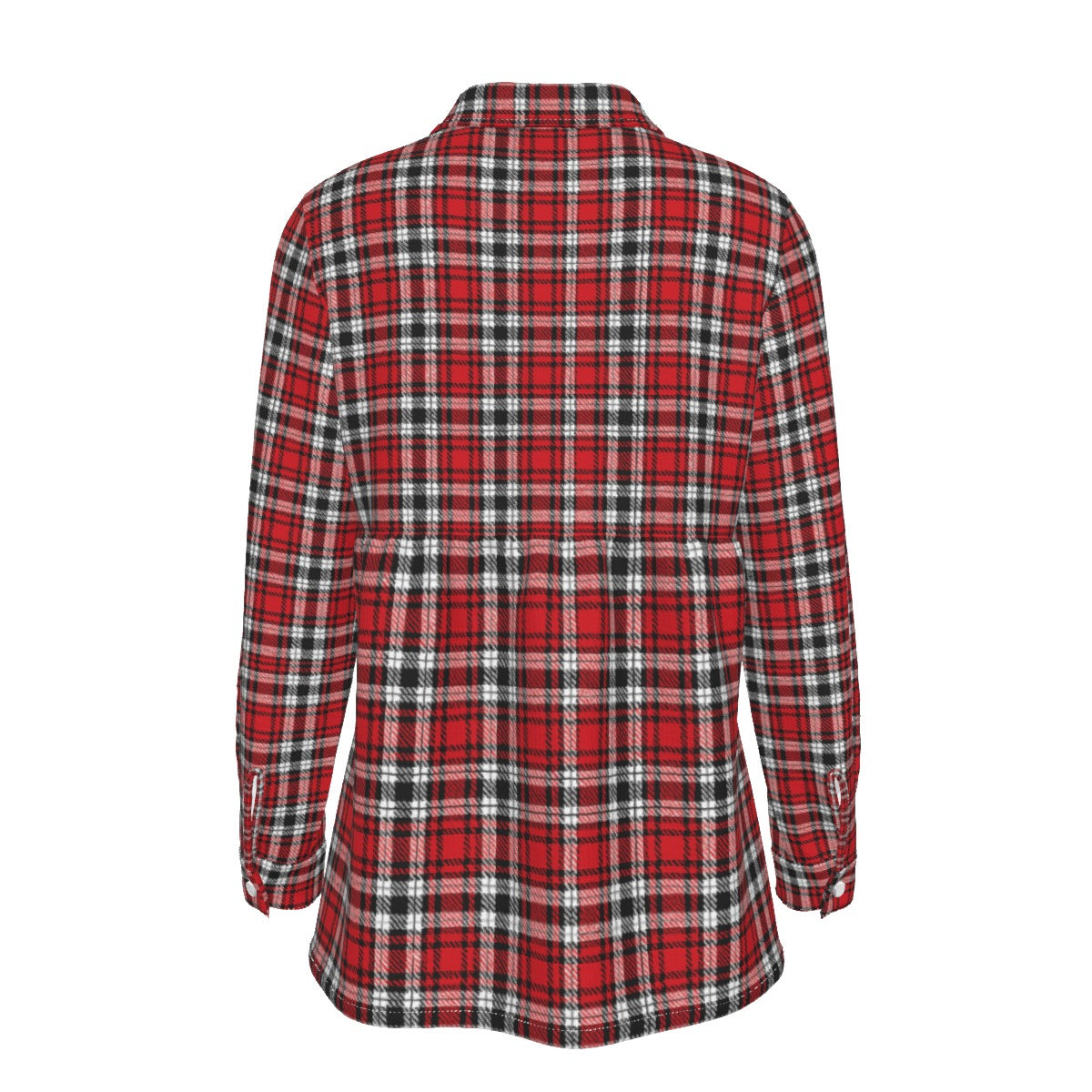 Louisville Tartan Plaid Cardinals Women's Elastic-Back Shirt