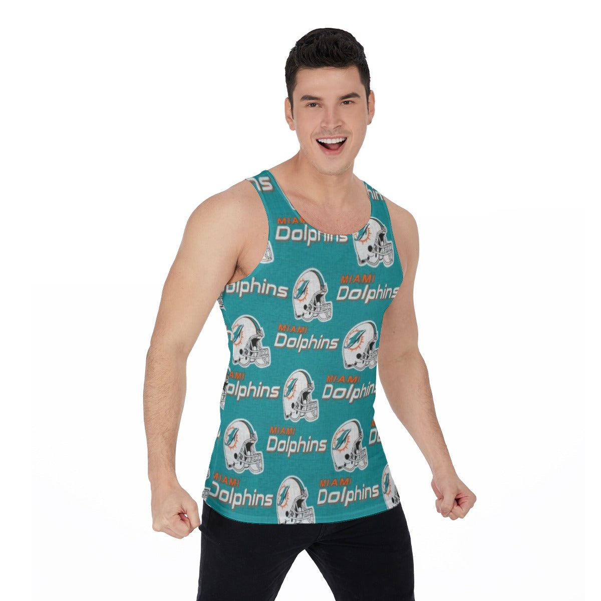 Miami Football Game Day All-Over Print Men's Tank Top