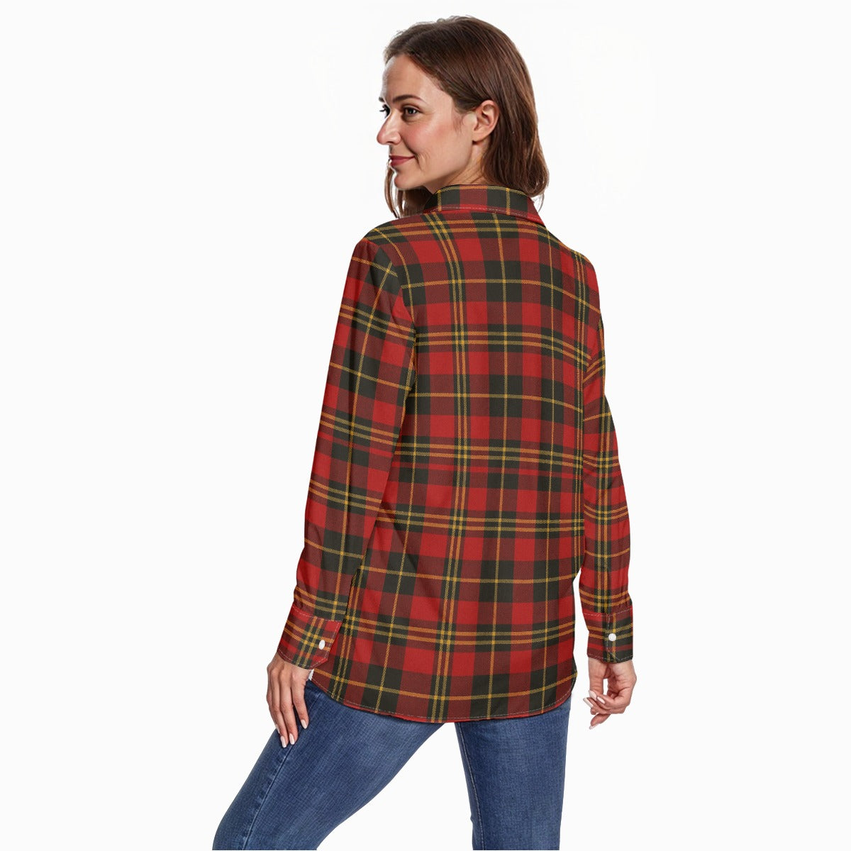 Maryland Tartan Plaid Terrapins Women's Long Sleeve Shirt