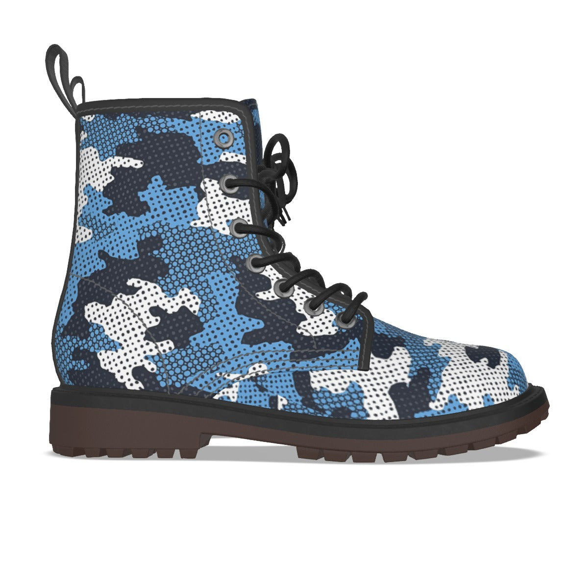 Urban Legend North Carolina Chapel Hill Carolina Blue and White Camo Martin Short Boots – Tar Heels-